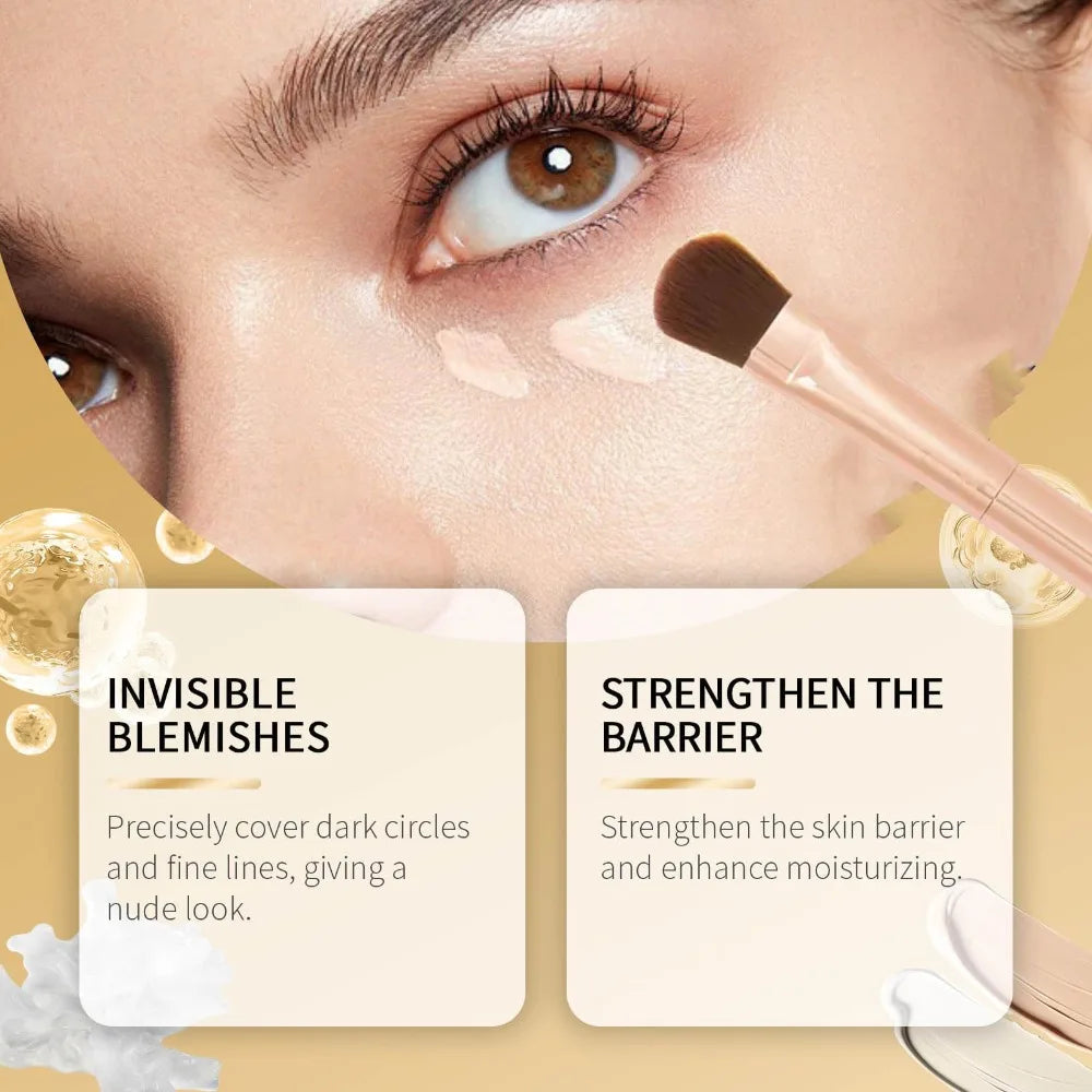 Waterproof Colored Clay CC Undereye Corrector Long Lasting Moisturizing Eye Concealer Cover Dark Circles Facial Makeup